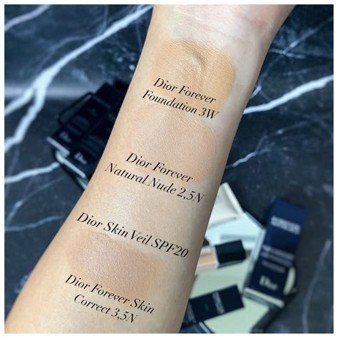 dior nude air foundation swatches|DIOR Forever Natural Nude Foundation Review & Swatches.